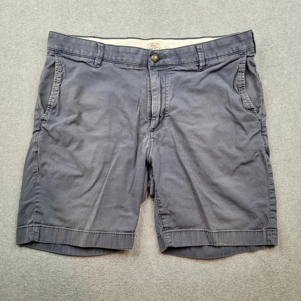[READ] Faherty Shorts Mens 35x7‎ Grey Organic Cotton Tencel Blend Casual Chino